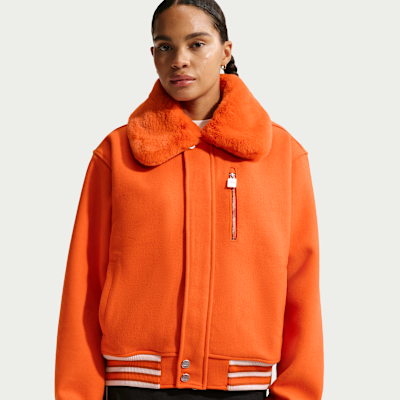 Naomi Osaka Varsity Wool Jacket. Nike.com